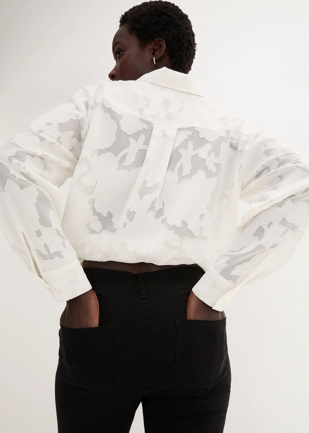 Pantalon extensible à taille élastiquée - 3