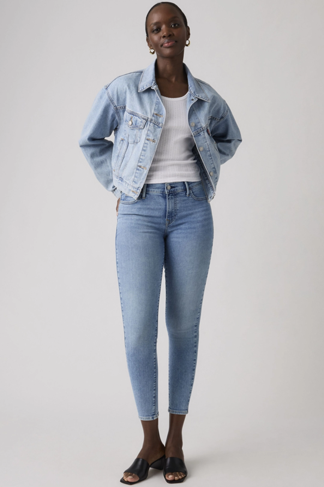 Levi's 710 Super Skinny Jeans - Femme - Noir / Secluded Echo - 31X30