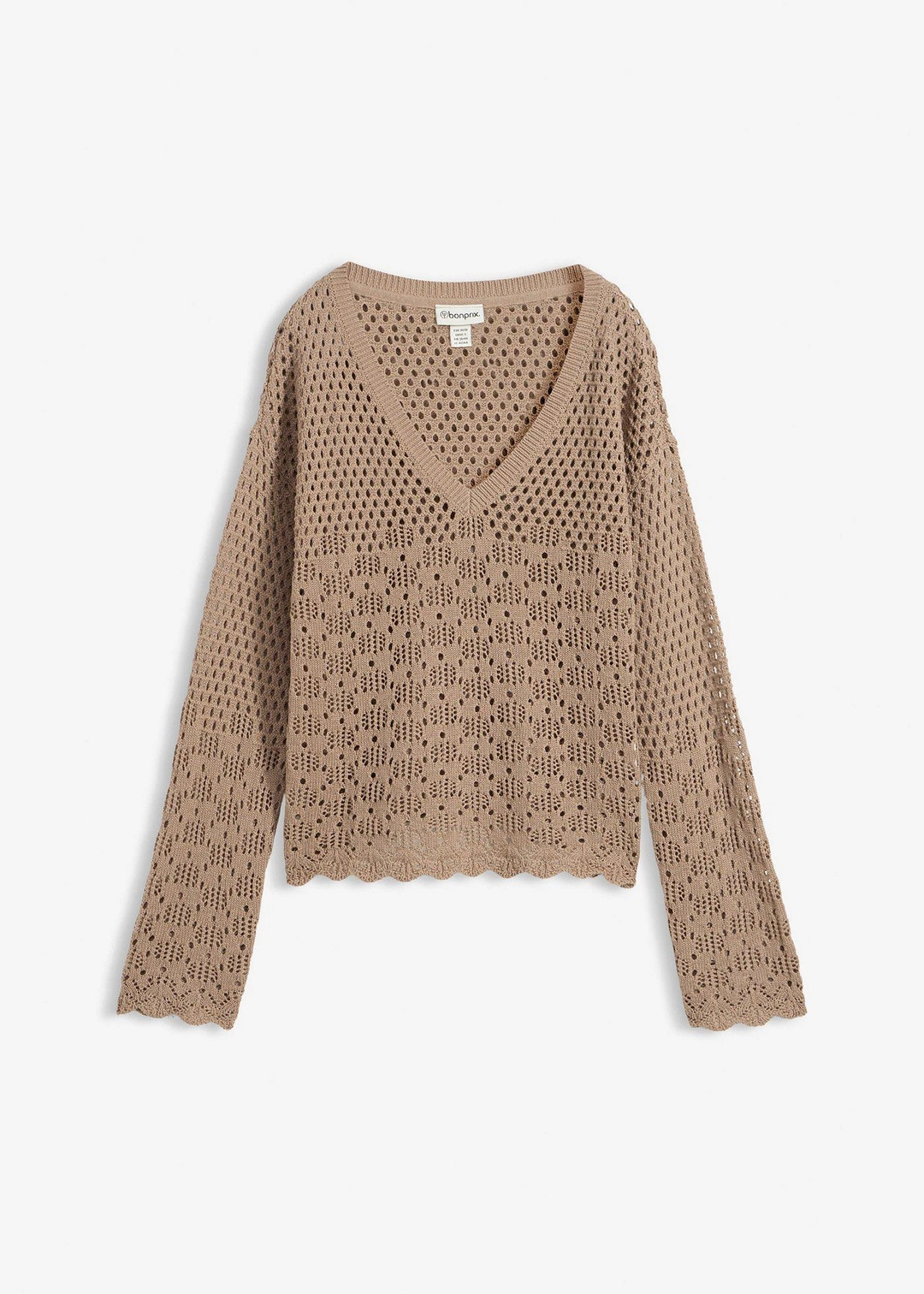 Pull léger en maille ajourée