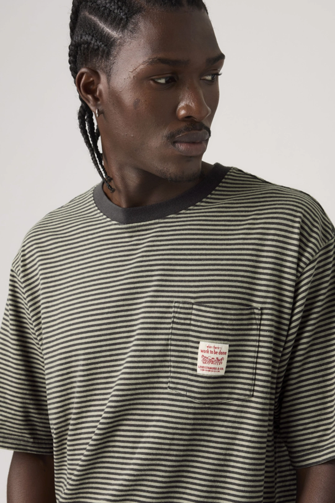 Levi's T Shirt Workwear - Homme - Blanc / Bright White - 2XL - 2