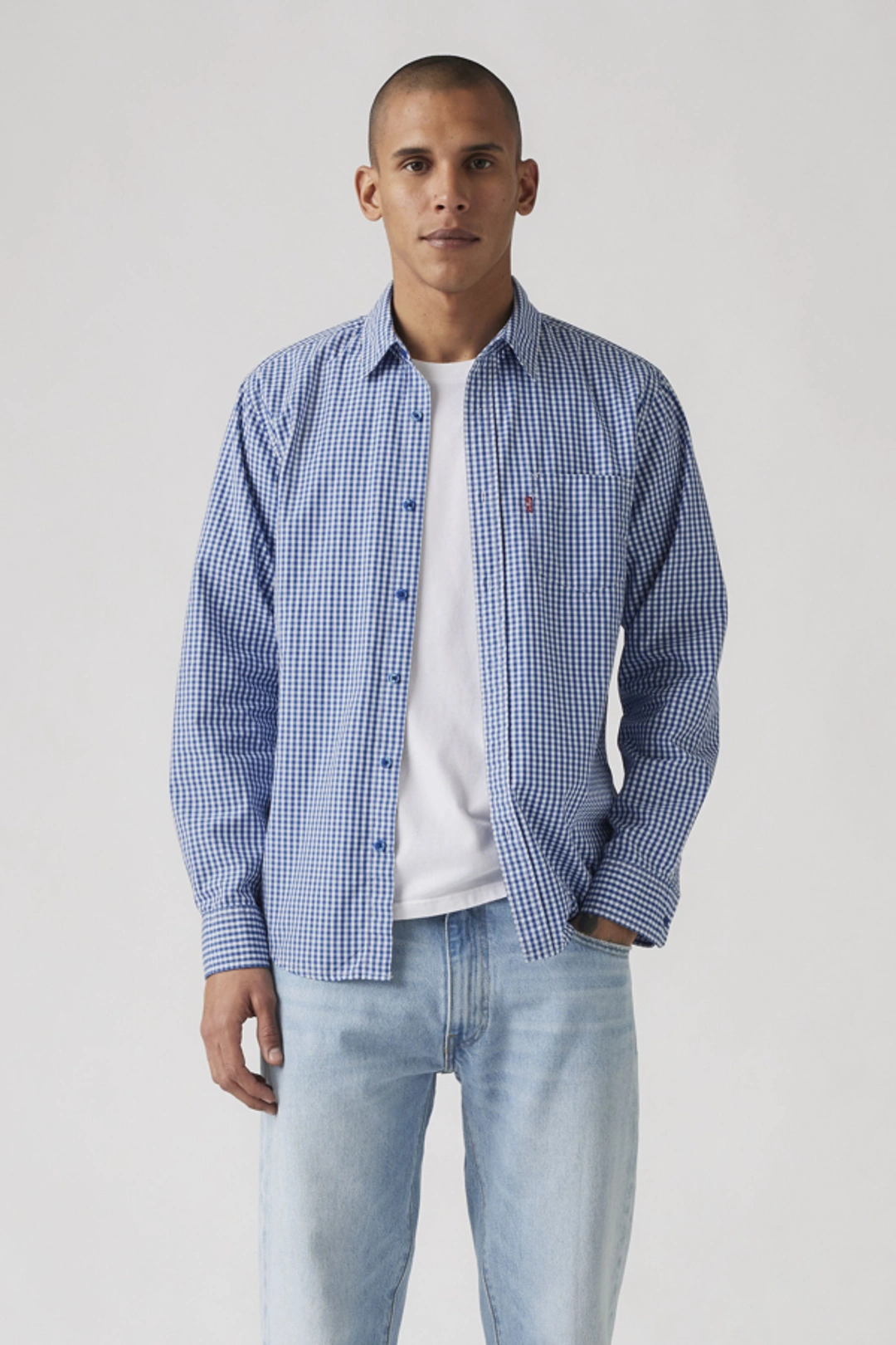 Levi's Chemise À Poche Sunset Standard - Homme - Blanc / White 17 Oxford - 2XL - 2