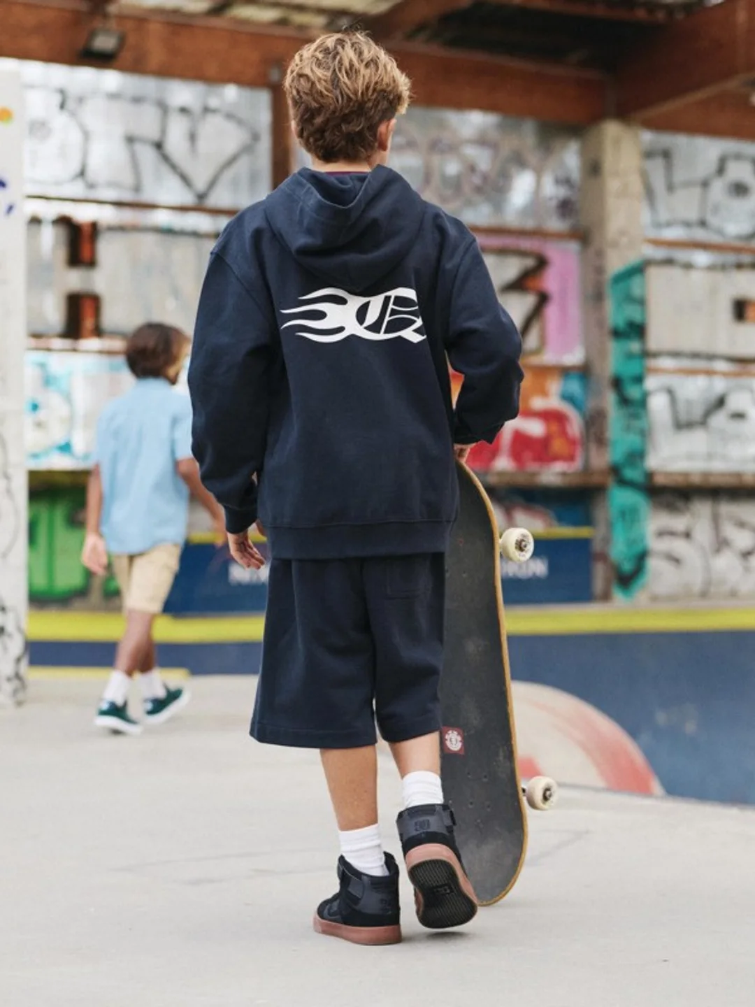 Mercury Trident - Sweat à capuche zippé pour Garçon 8-16 ans Noir