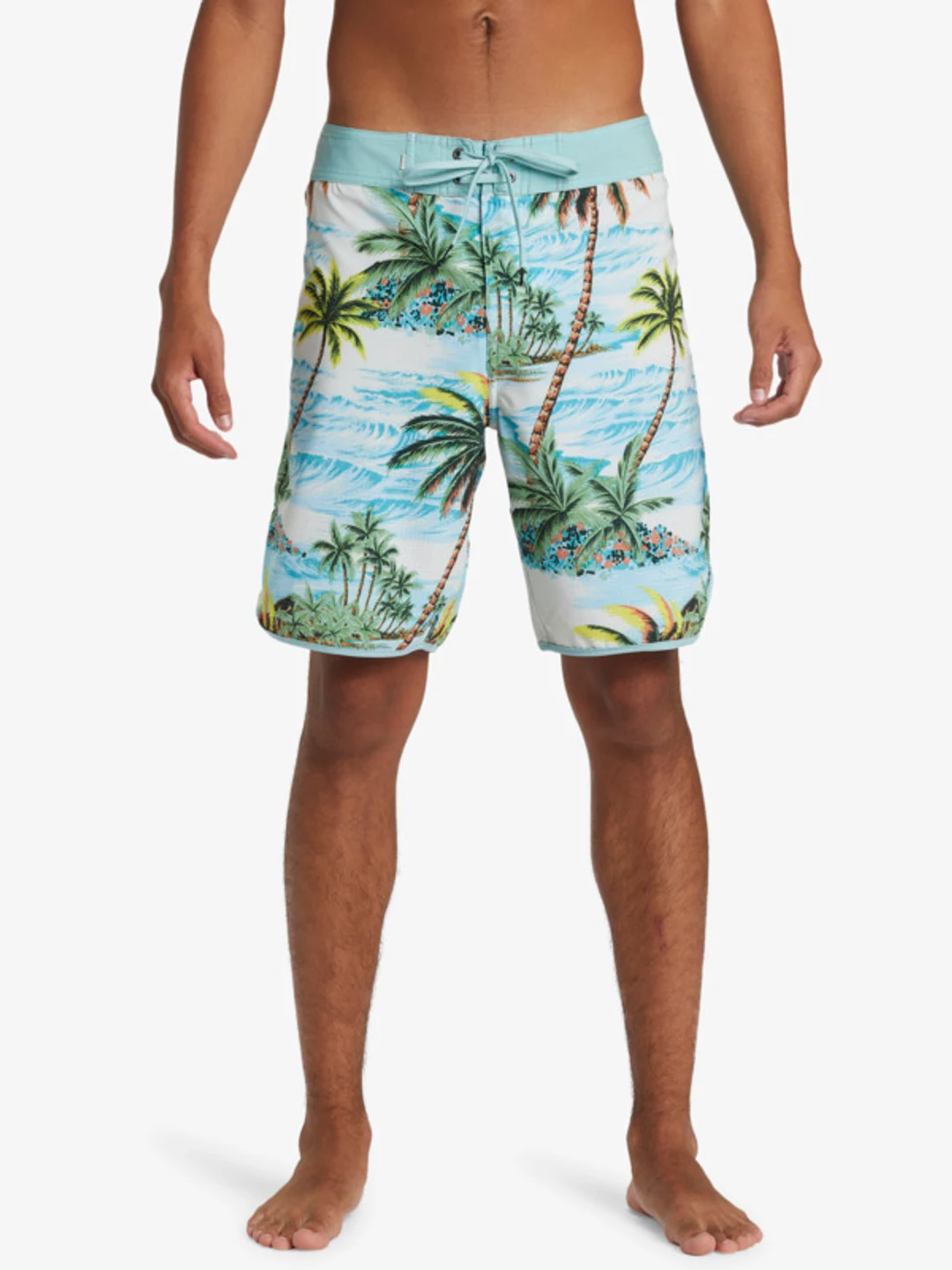 Highline Scallop 19" - Boardshort Bleu Homme