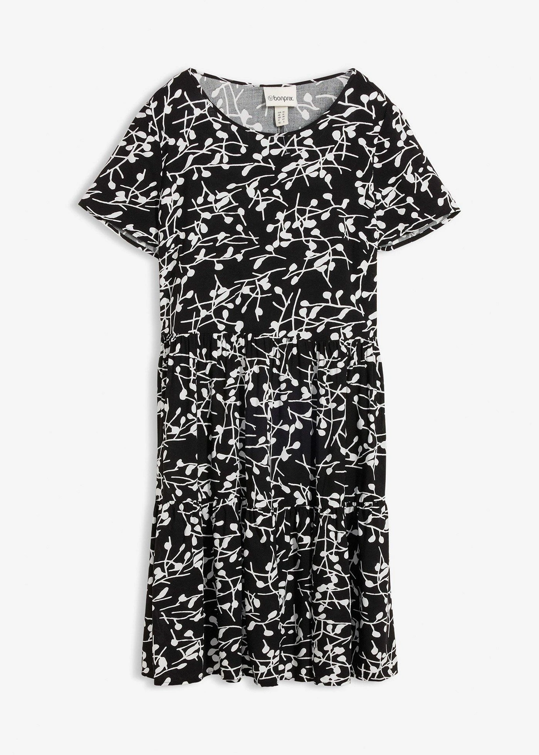 Robe courte en viscose fluide