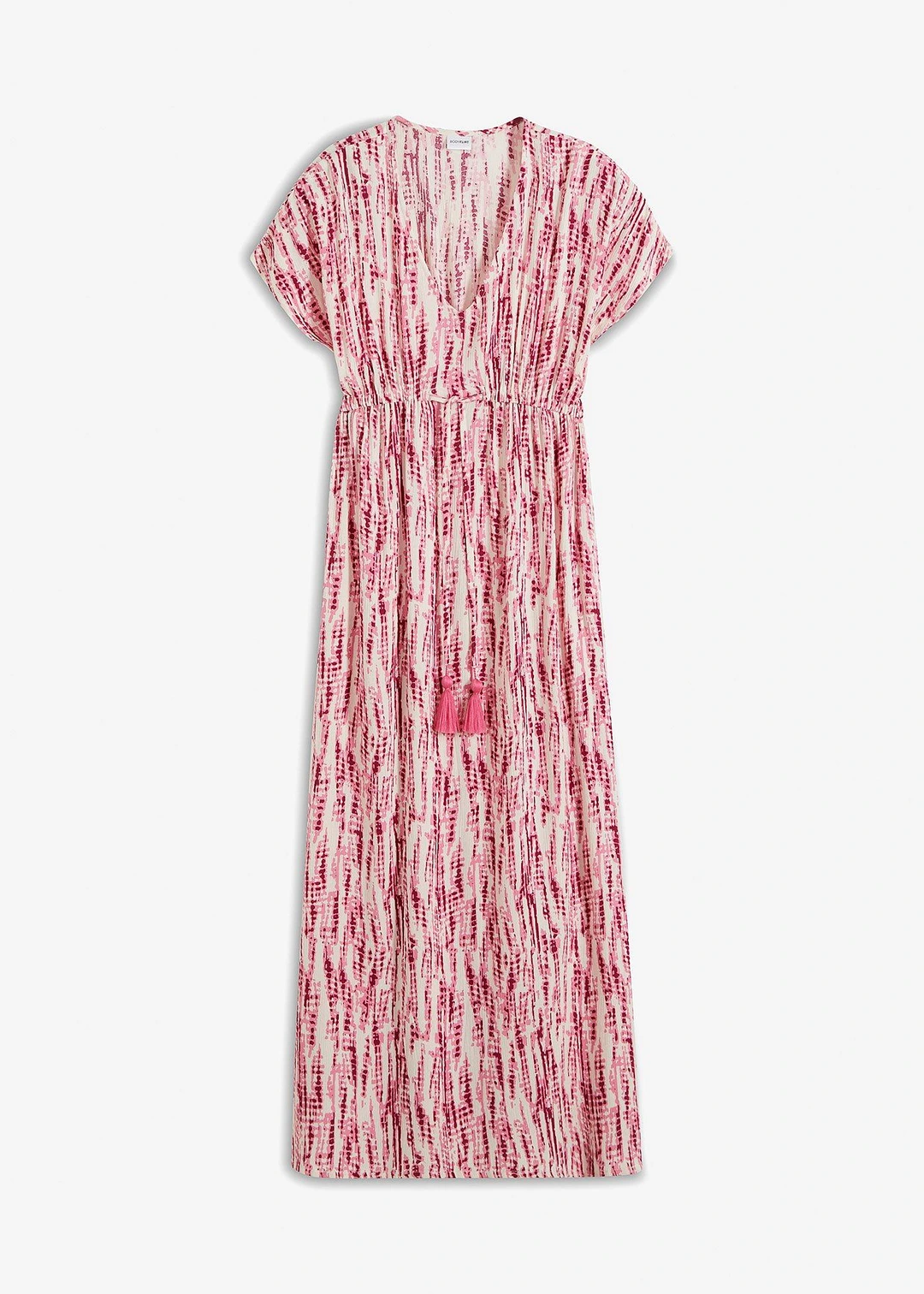 Robe longue à imprimé batik