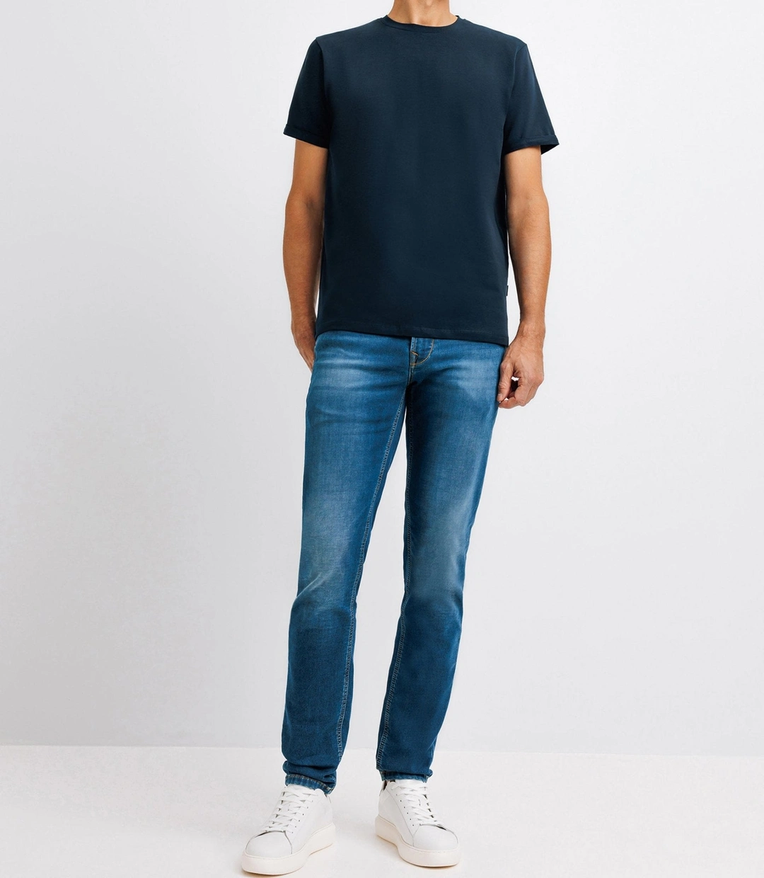 IZAC - T-shirt uni marine