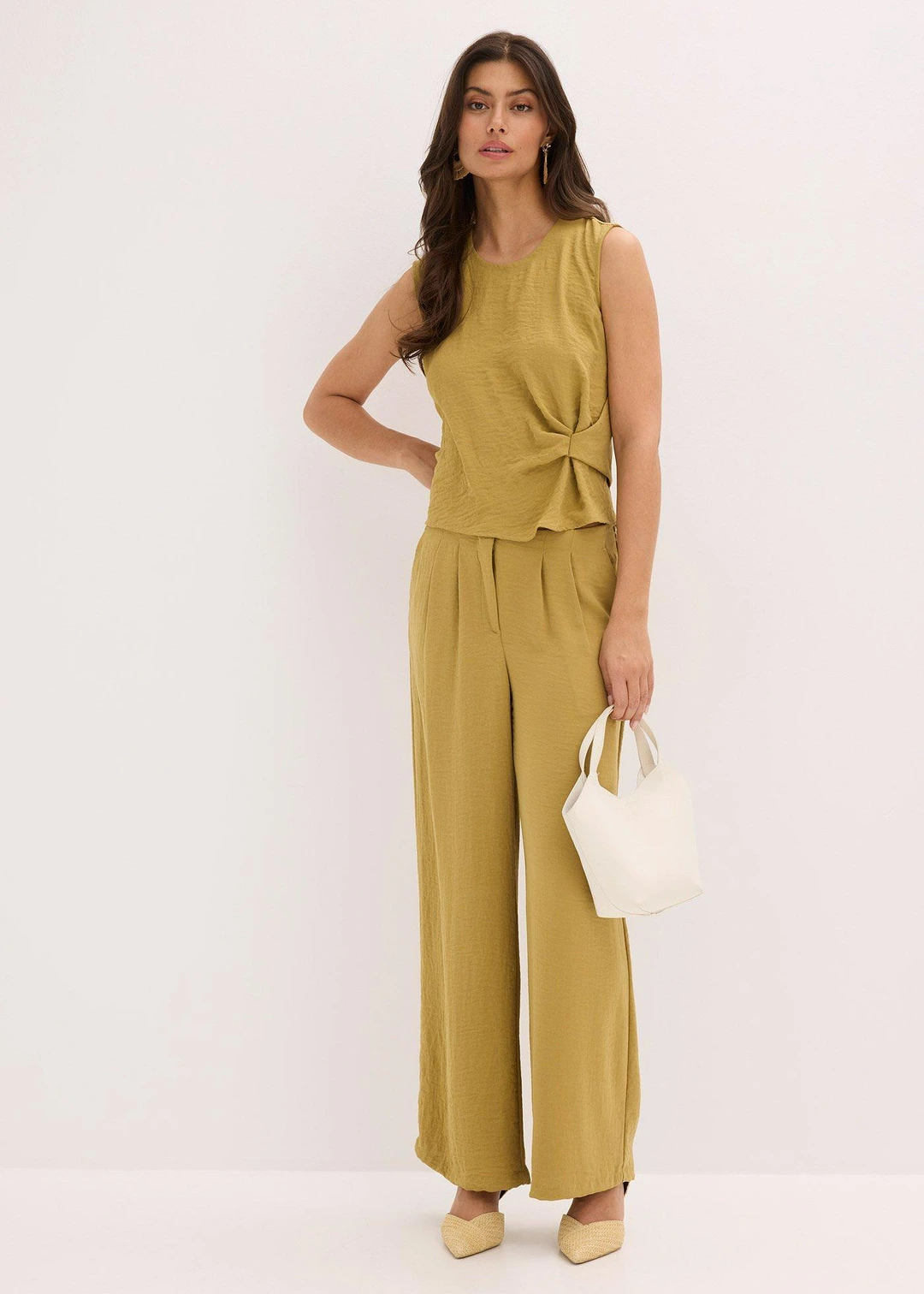 Blouse sans manches nouée sur le côté - 2