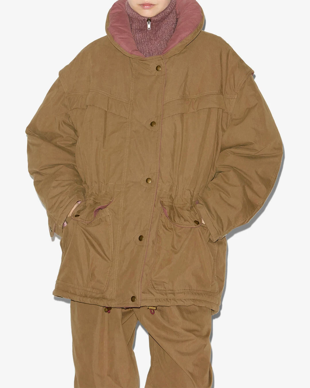 Manteau Damone - Femme - Écru - Taille 42 - Marant Étoile - 5