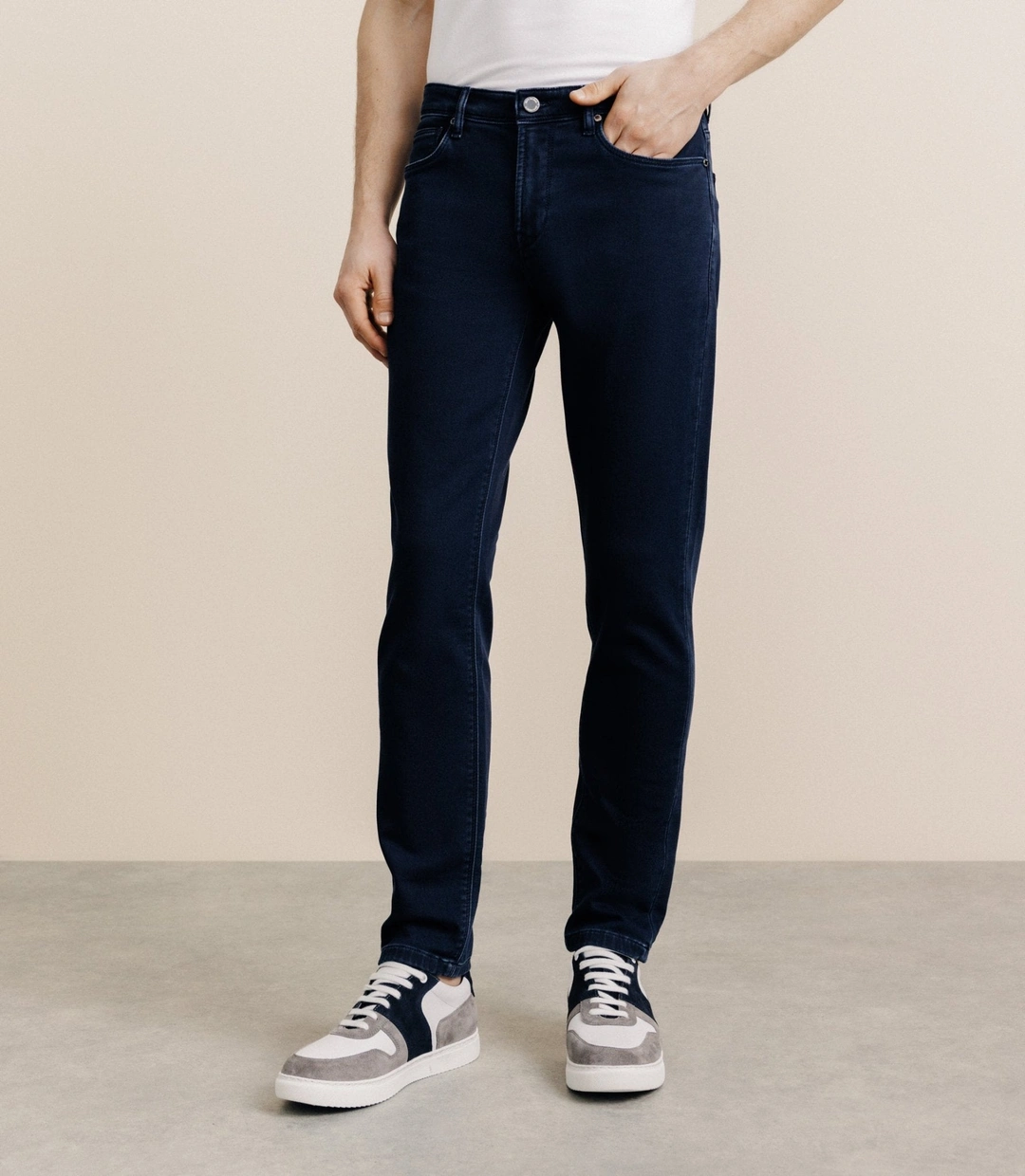 IZAC - Jean slim bleu marine