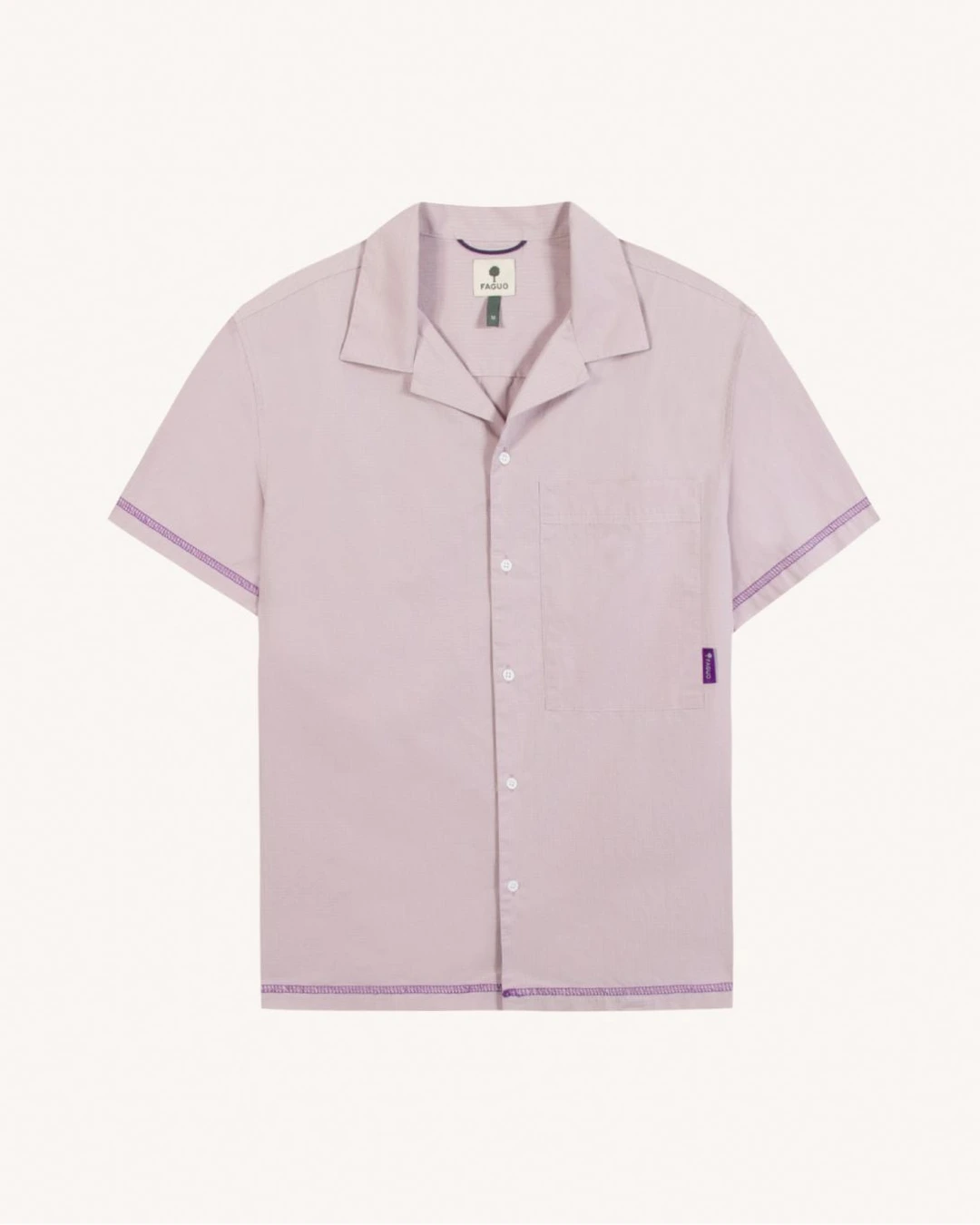 Chemise rose grisé - MILLOT - 2