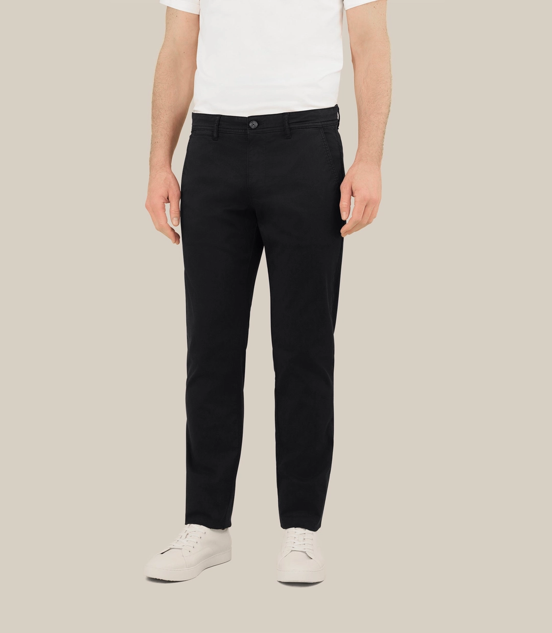 IZAC - Pantalon coton stretch noir