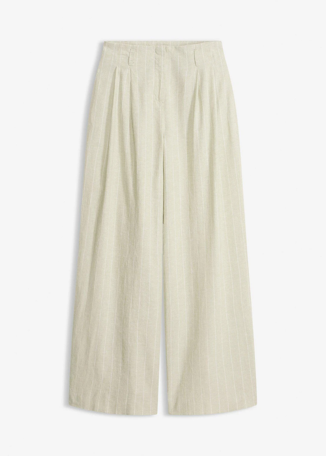 Pantalon à pinces en lin majoritaire