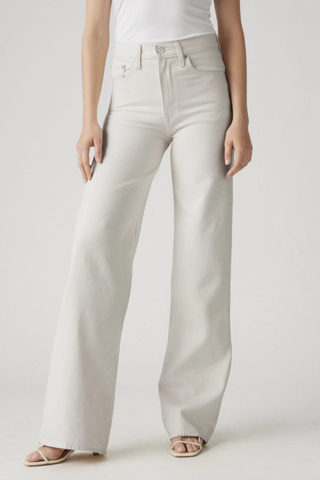 Levi's Pantalon Ribcage Wide Leg - Femme - Marron / Hot Fudge - 33X32 - 2