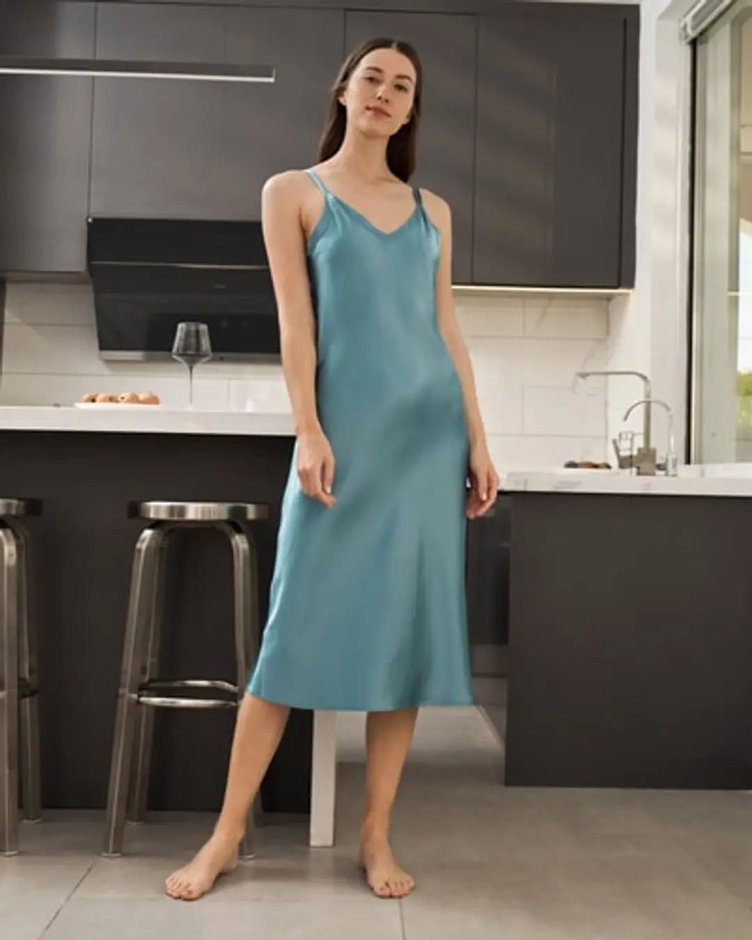 LILYSILK Chemise De nuit En Soie Robe Sexy Pour Femme
