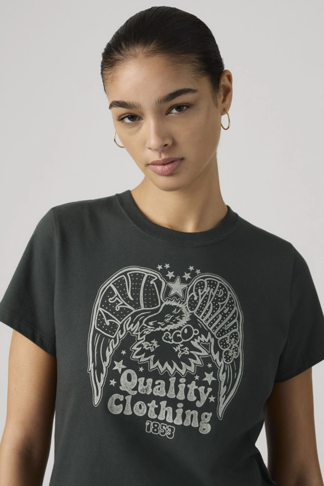 Levi's T Shirt Graphique Favorite - Femme - Blanc / Western Collegiate Tofu - XS - 2