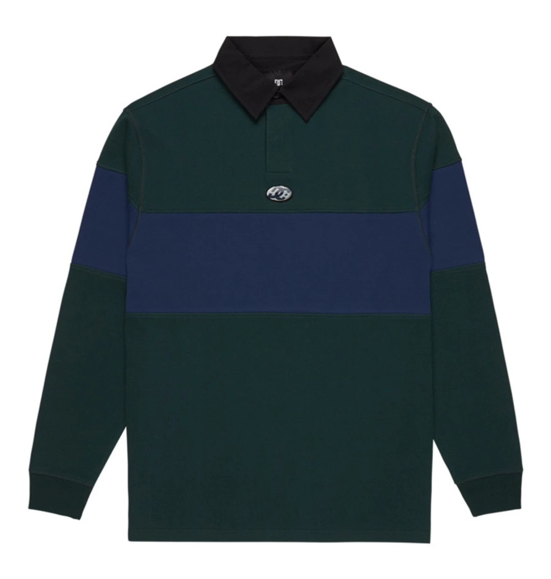 Second Half Polo - Chemise de rugby à manches longues pour Homme