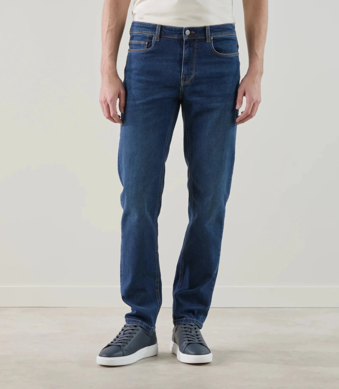 IZAC - Jean 5 poches bleu moyen