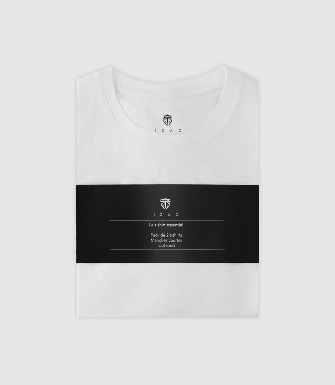 IZAC - Pack de 2 t-shirts blanc