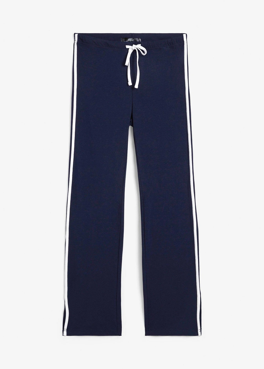 Pantalon droit en jersey coton