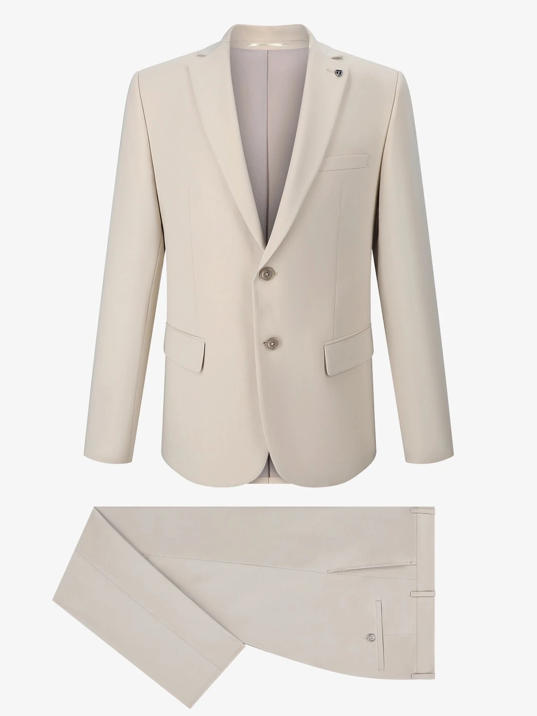 IZAC - Costume 3 pièces de cérémonie beige
