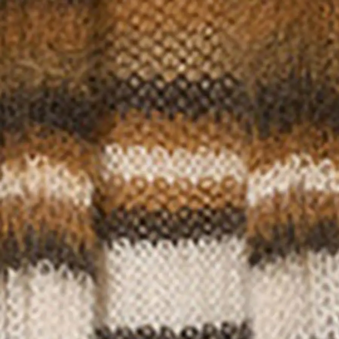 Cardigan Danah - Homme - Ecru/camel - Taille XL - 6