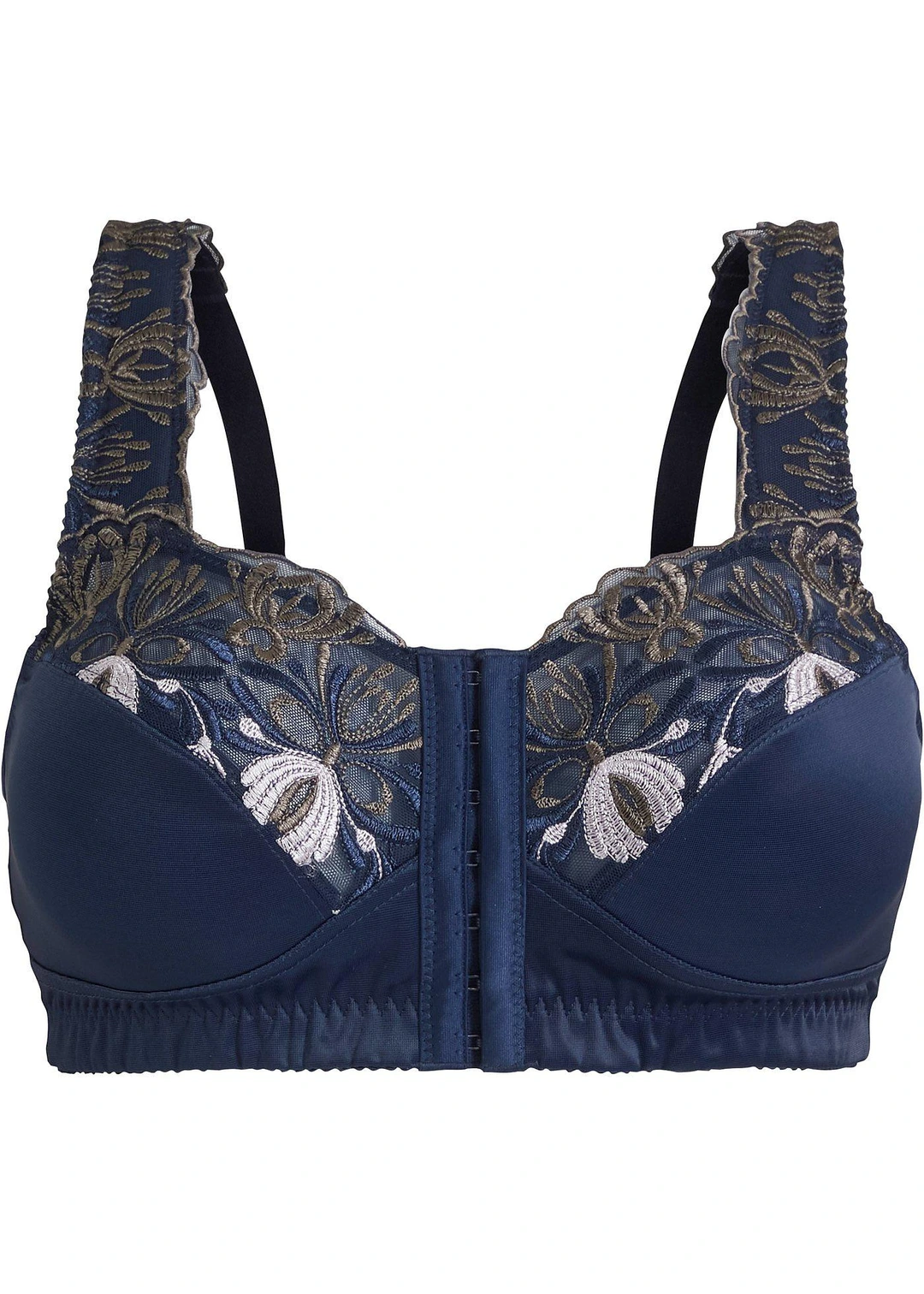 Soutien-gorge grand maintien sans armatures, fermeture devant