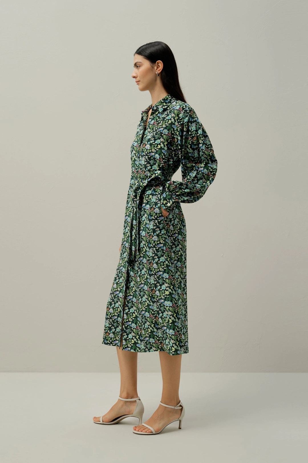 LILYSILK Robe En Soie Fairytale Forest 100% Soie De Mûrier Mettant En Valeur La Féminité Fairytale Forest M
