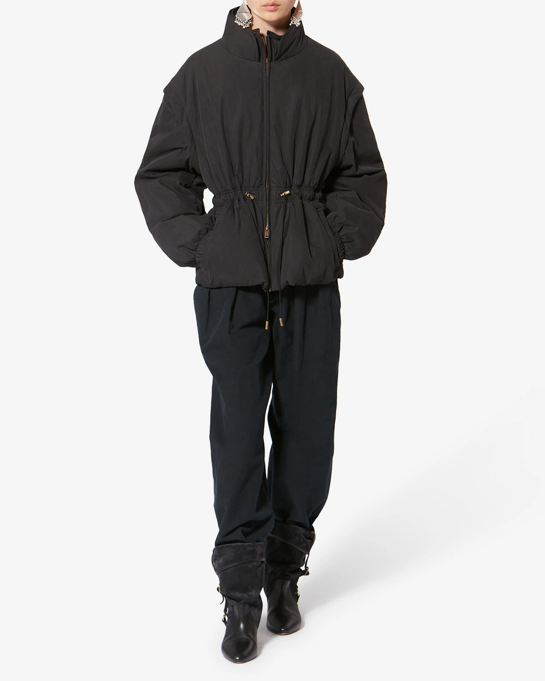 Manteau Dastyni - Femme - Noir - Taille 40 - Marant Étoile - 4