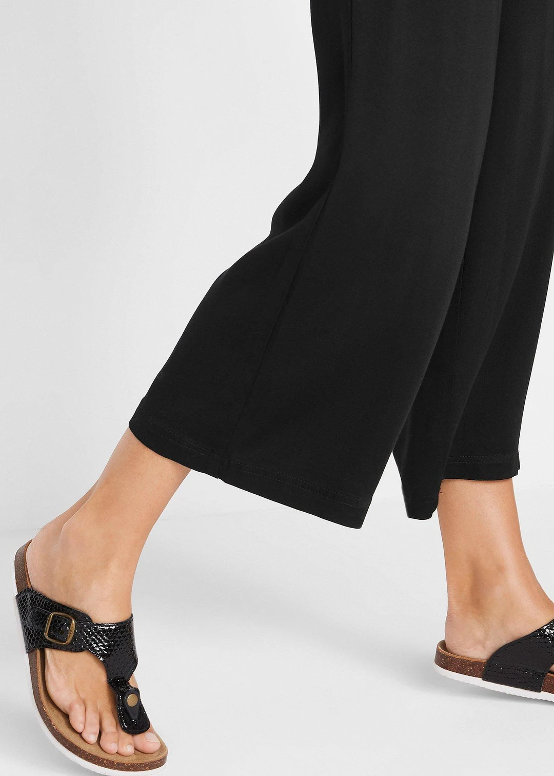Jupe-culotte en viscose fluide