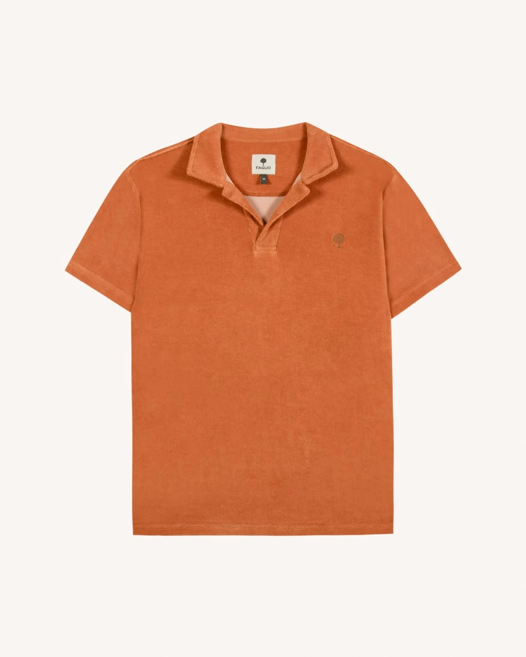 Polo brique clair coton - ZONZA