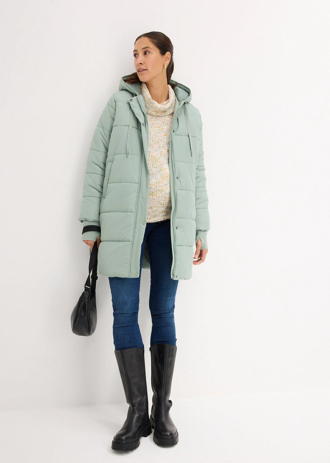 Manteau de grossesse 3-en-1 avec empiècement de portage - 2