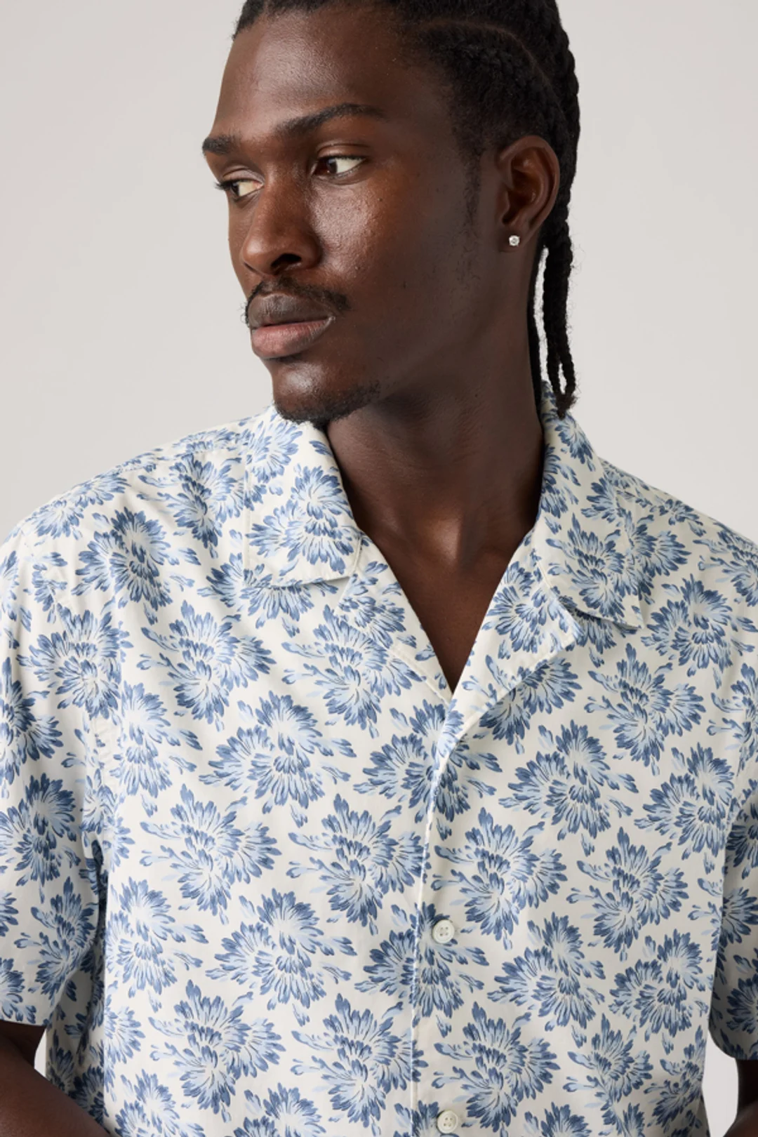 Levi's Chemise Camp Sunset - Homme - Bleu / Felix Indigo Dobby - 2XL - 2