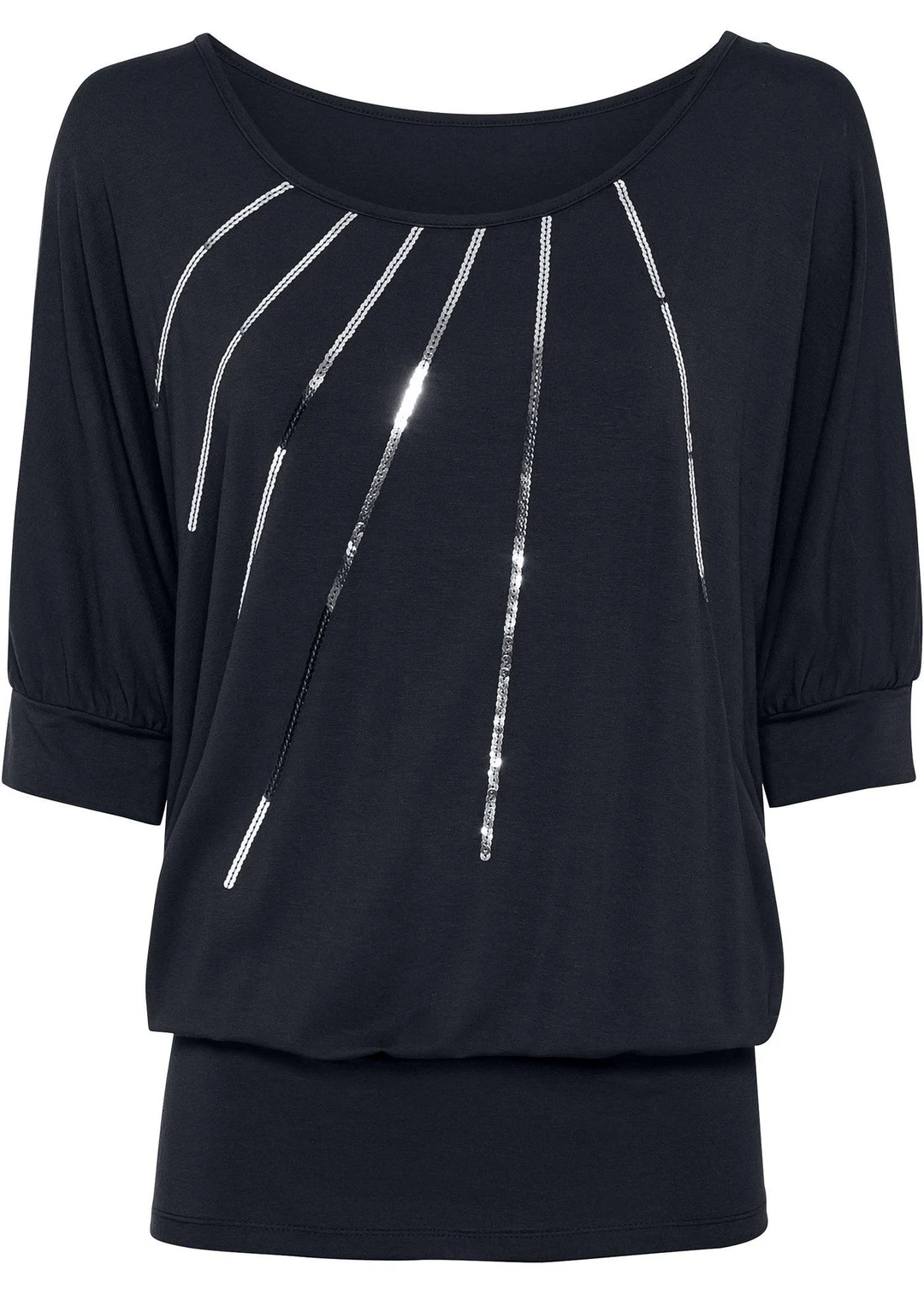 T-shirt fluide en viscose extensible