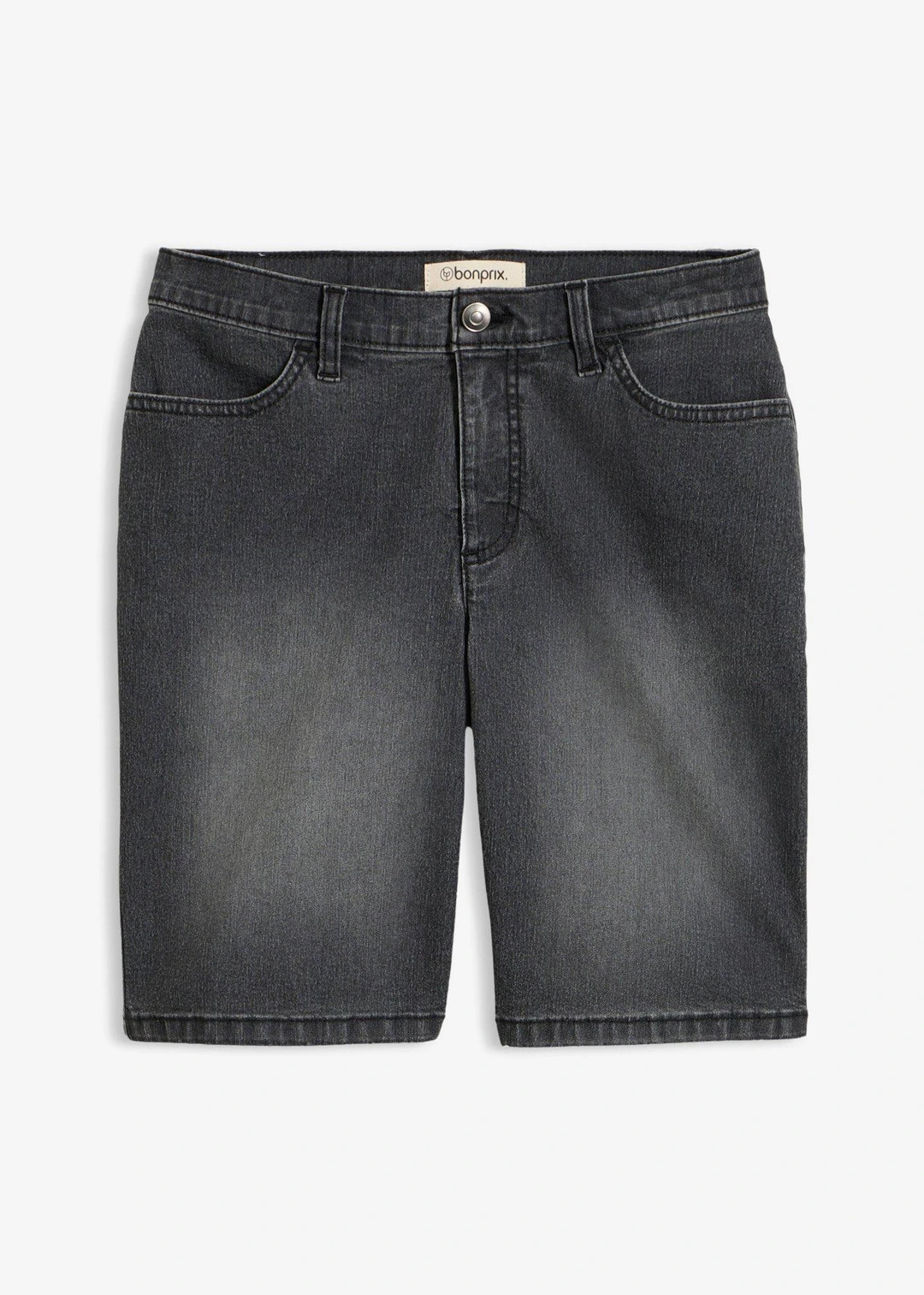 Bermuda en jean, taille mi-haute