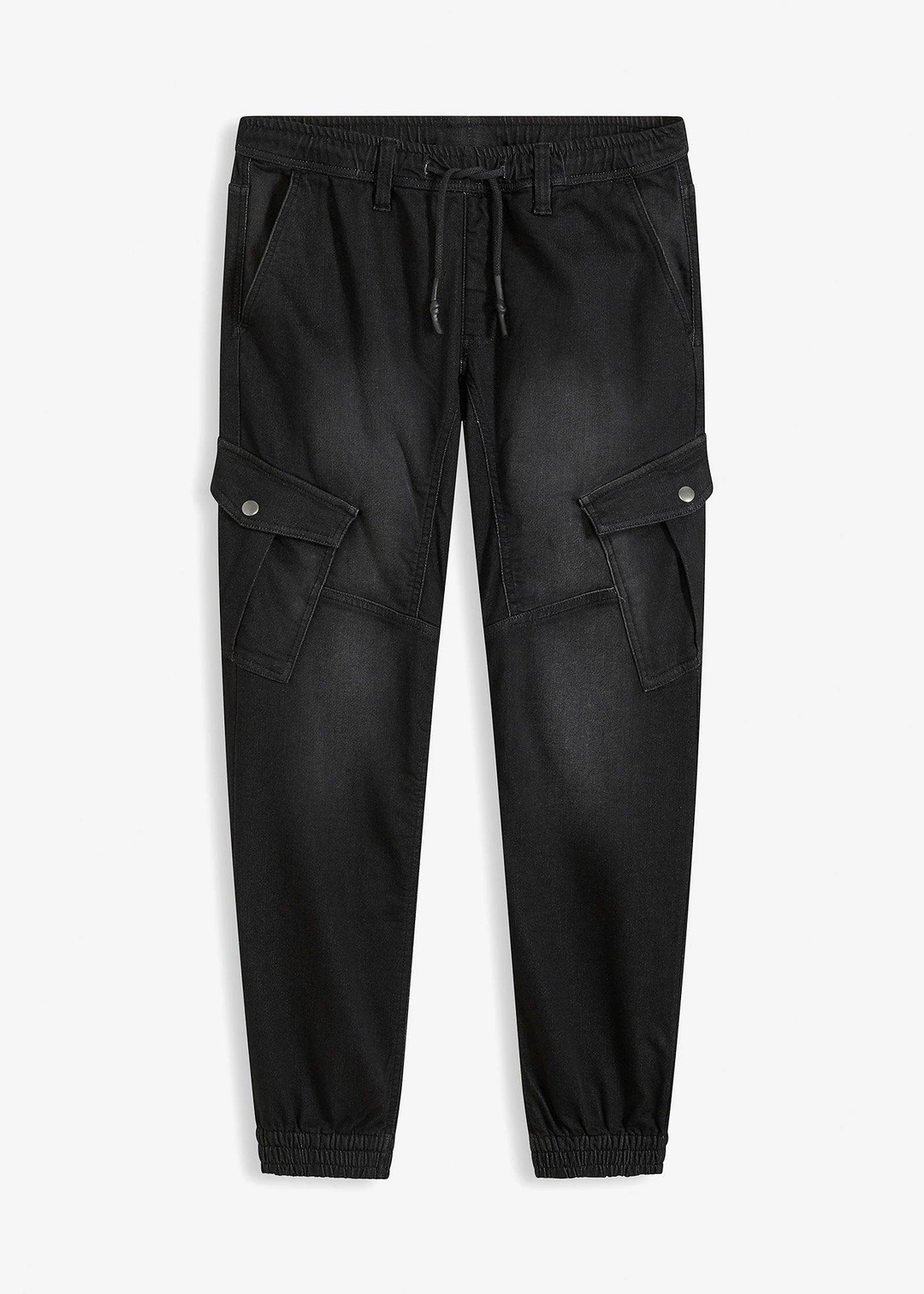 Jean jogger droit avec poches cargo, regular