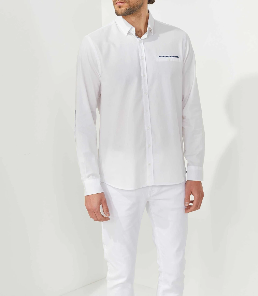 IZAC - Chemise casual blanche ''Tod''