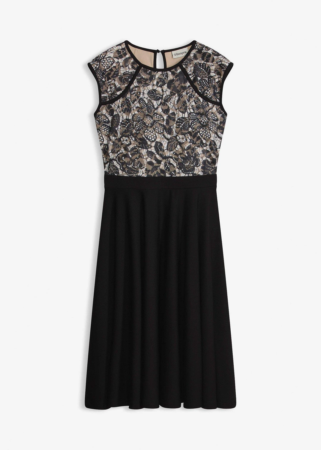 Robe midi avec dentelle