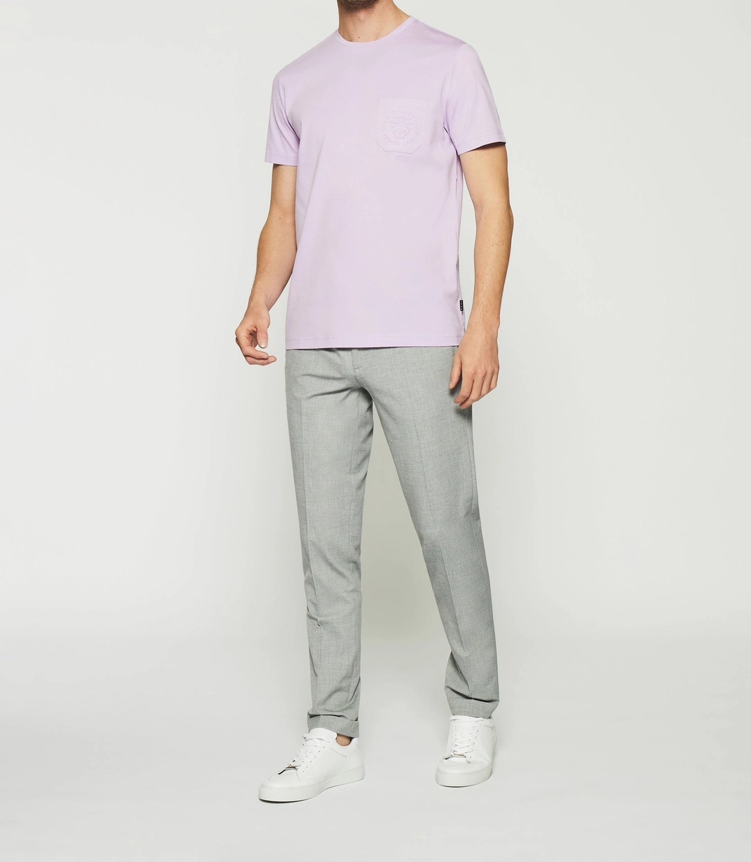 IZAC - T-shirt à manches courtes uni violet parme GABRIEL
