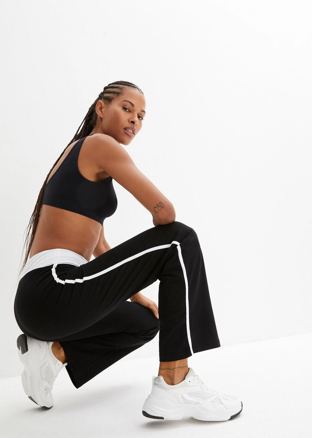 Pantalon de sport en coton extensible