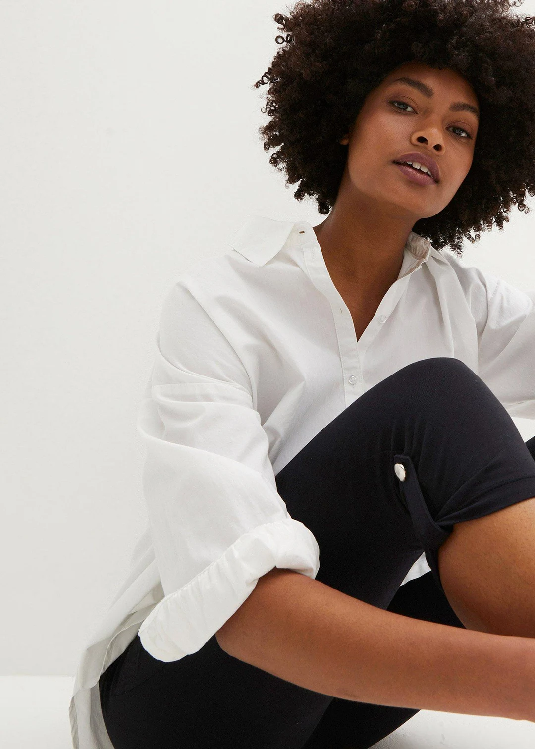 Legging 3/4 en coton - 3
