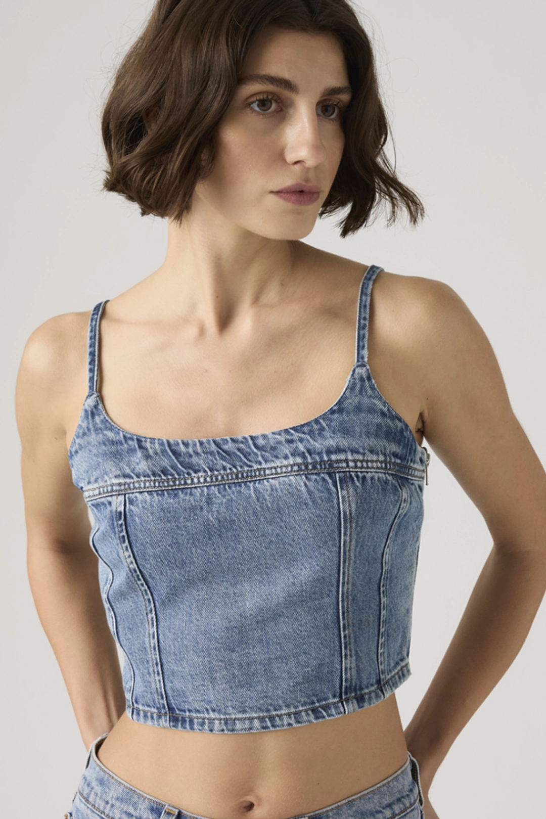 Levi's Haut Débardeur Denim Cami Jadine - Femme - Noir / First Or Last Top - XS - 2