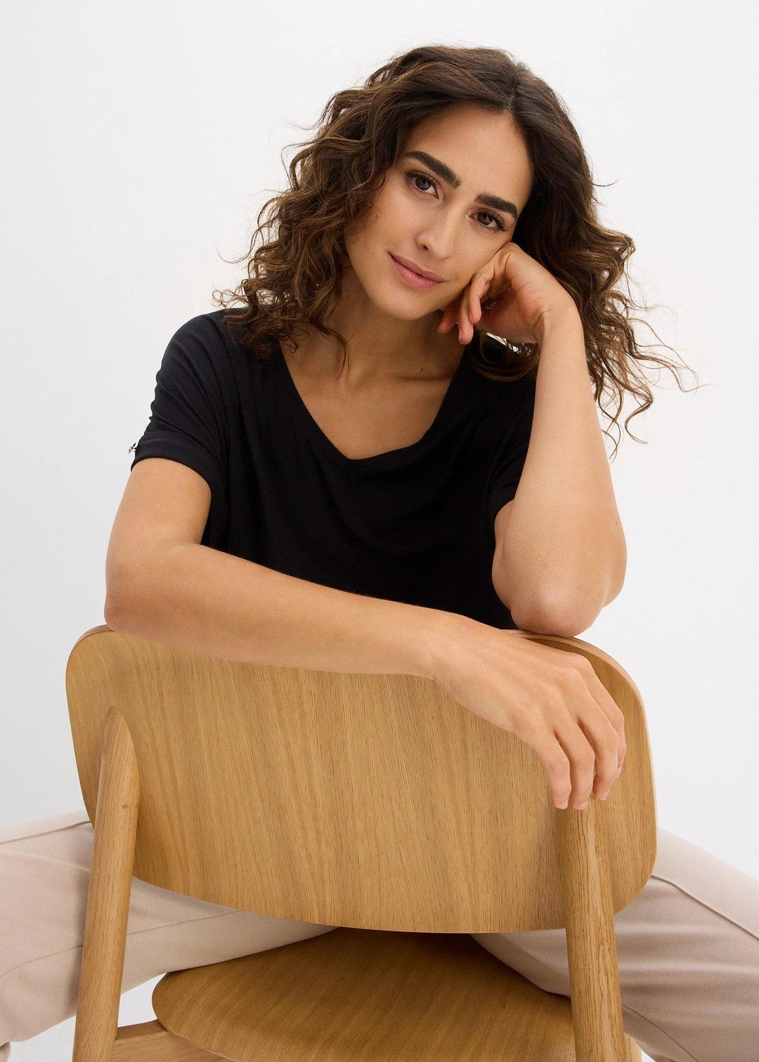 T-shirt en viscose fluide - 3