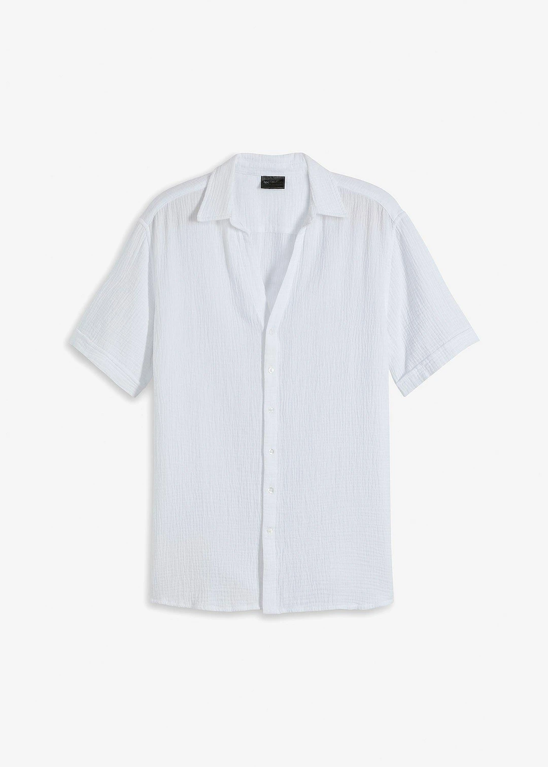 Chemise manches courtes en mousseline