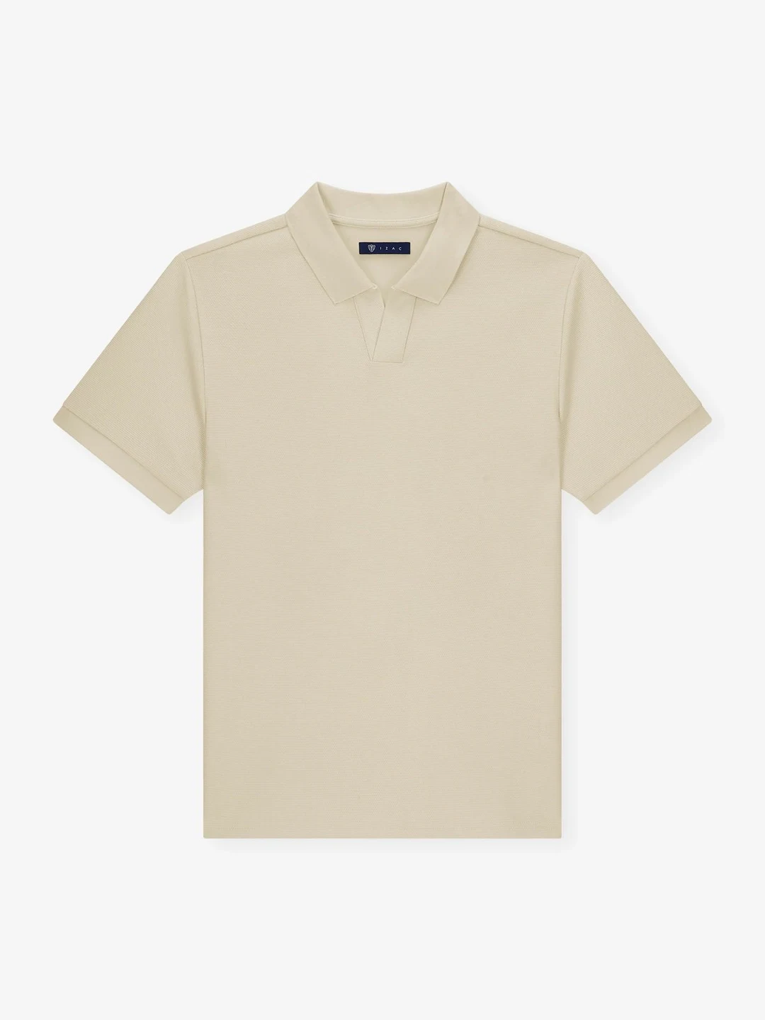 IZAC - Polo col ouvert beige