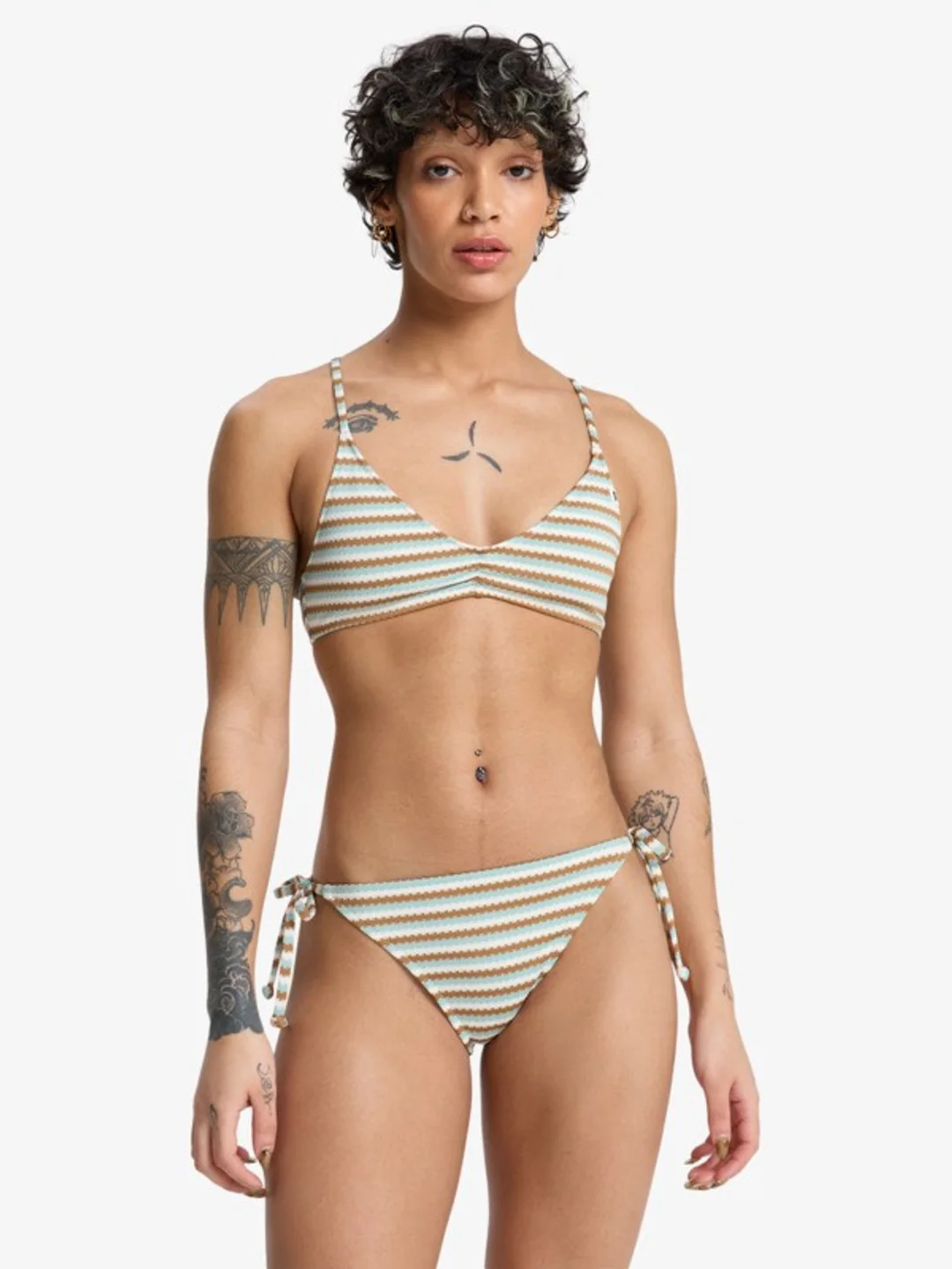 Clickity Clack - Haut de bikini triangle pour Femme Marron