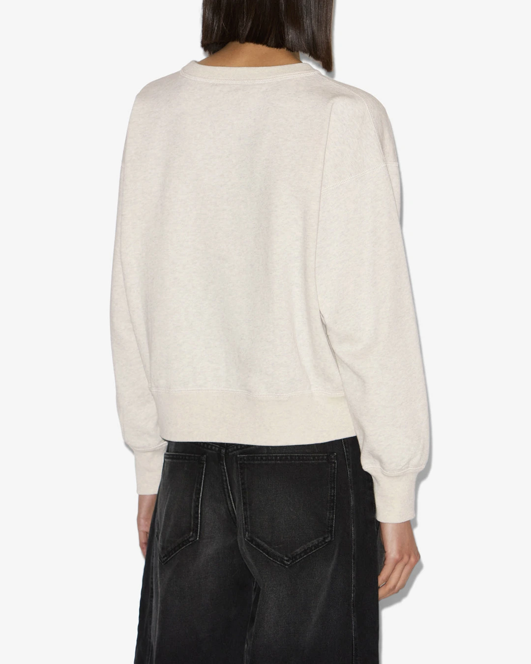 Sweatshirt Mobyli - Femme - Écru - Taille 44 - Marant Étoile - 3