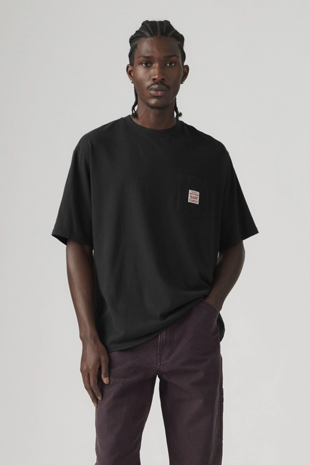 Levi's T Shirt Workwear - Homme - Blanc / Bright White - 2XL - 2
