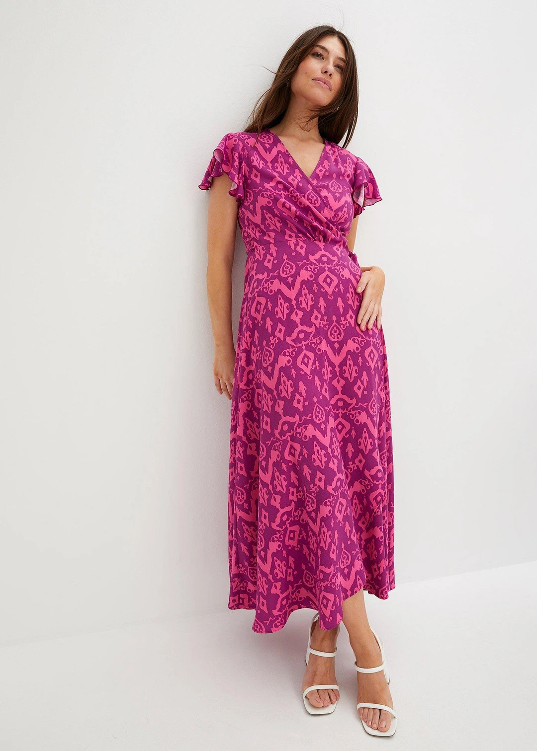 Robe portefeuille imprimée - 2