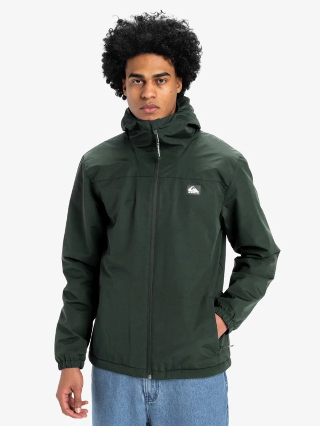 Overcast 3K Warm - Veste imperméable à capuche pour Homme Noir
