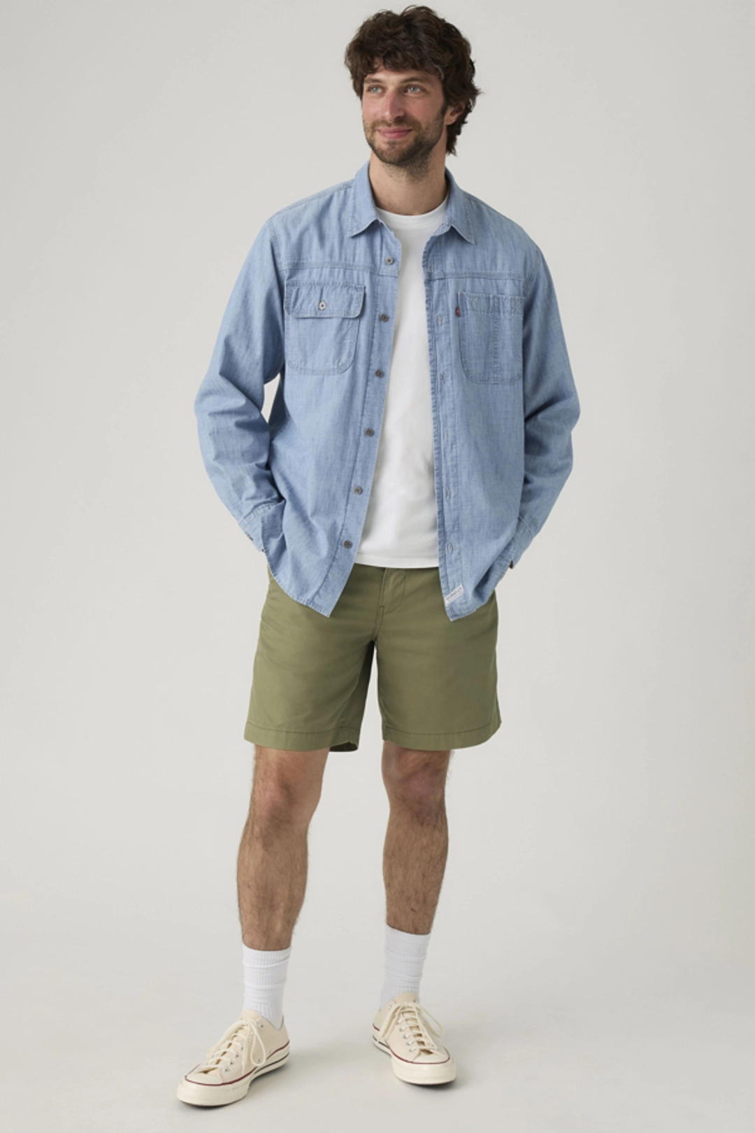 Levi's Short XX Chino Authentic Relaxed Lightweight - Homme - Beige / Harvest Gold Twill - 38X8